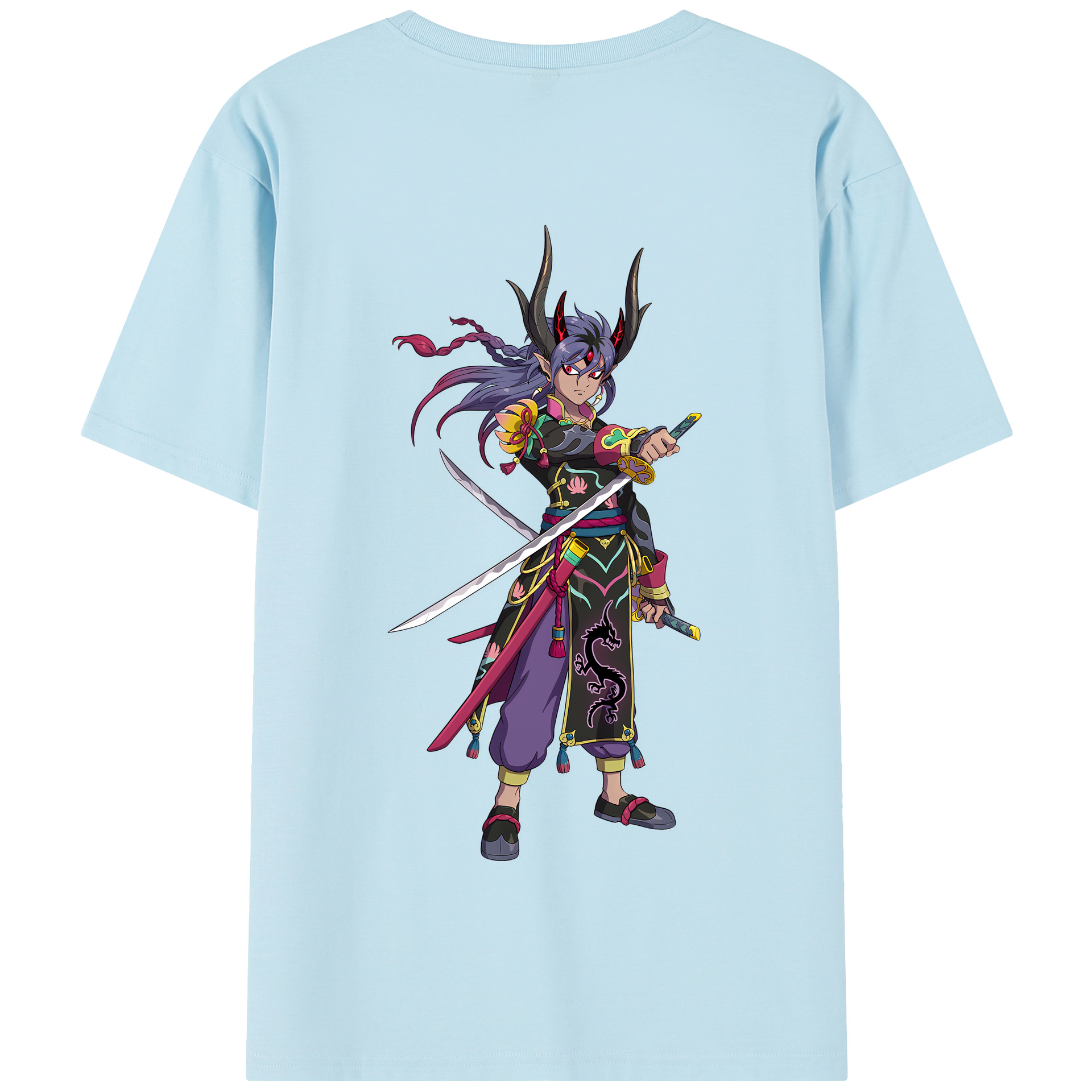 （画像用） 妖怪ウォッチ Yo-kai Watch 綿100％半袖Tシャツ（背面プリント）